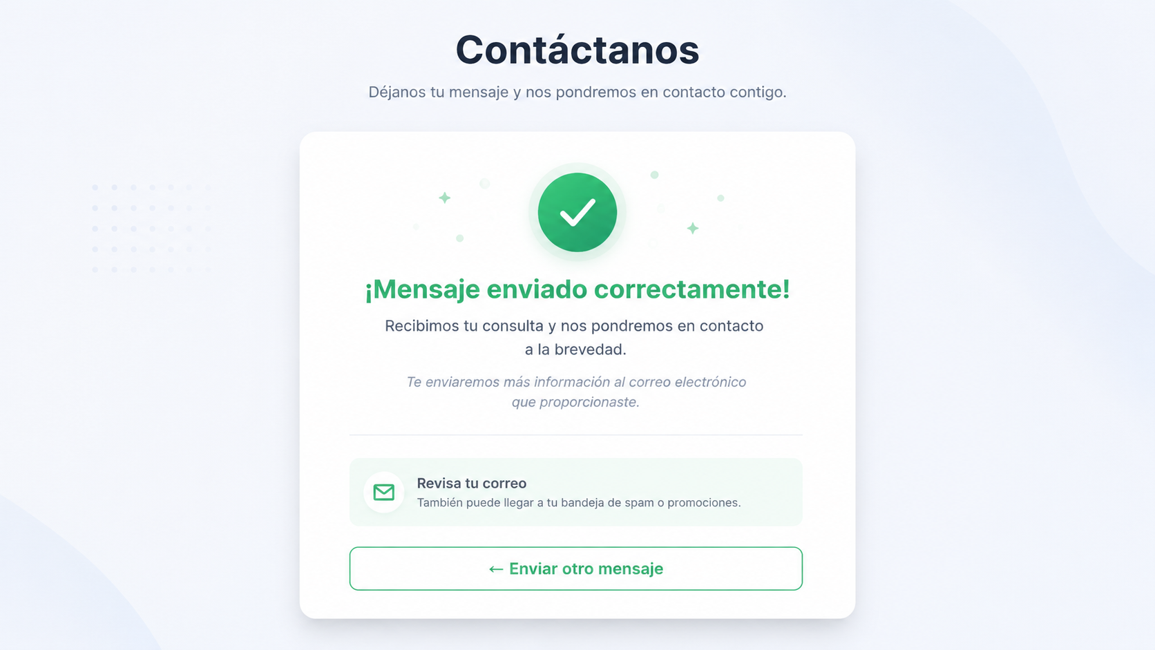 Notificación automática de nuevo lead